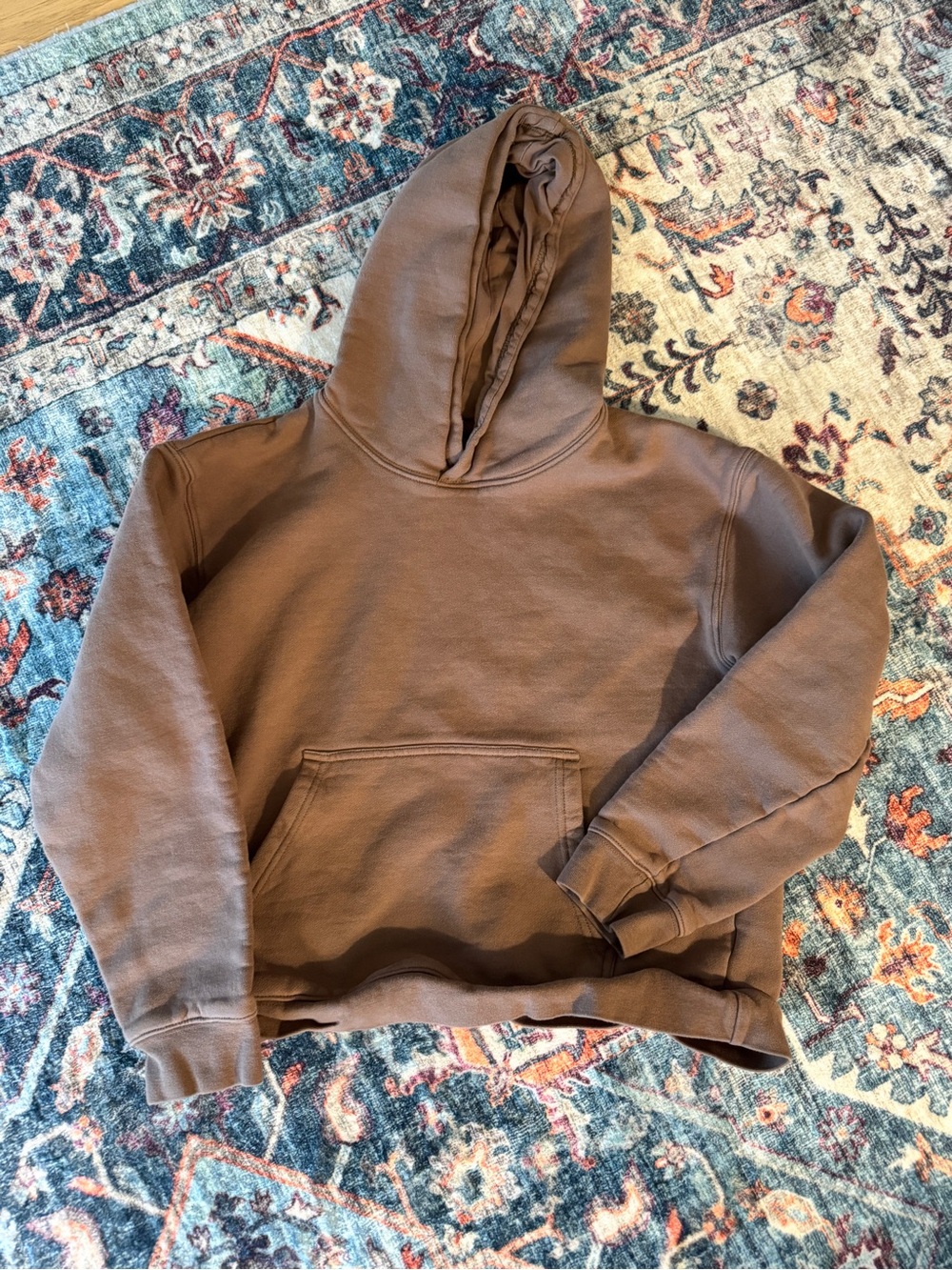 Quince Brown Women’s Hooded Pullover Sweatshirt - Size Medium